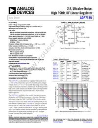 ADP7159ACPZ-01-R2 Datasheet Cover