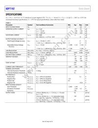 ADP7182ACPZN-1.5R7 Datasheet Page 4