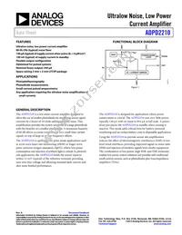 ADPD2210ACPZ-R7 Datasheet Cover
