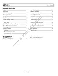 ADPD2210ACPZ-R7 Datasheet Page 2