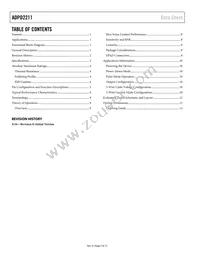 ADPD2211ACPZ-RL Datasheet Page 2