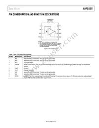 ADPD2211ACPZ-RL Datasheet Page 5
