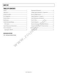 ADR1581ARTZ-R2 Datasheet Page 2