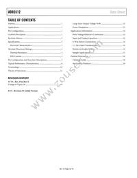ADR3512WCRMZ-R7 Datasheet Page 2