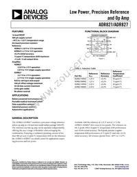 ADR827BRMZ-R2 Datasheet Cover