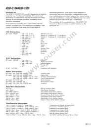 ADSP-2104BPZ-80 Datasheet Page 10