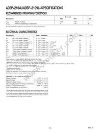 ADSP-2104BPZ-80 Datasheet Page 16