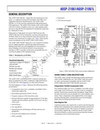 ADSP-21061LKB-160 Datasheet Page 3