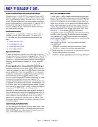 ADSP-21061LKB-160 Datasheet Page 8