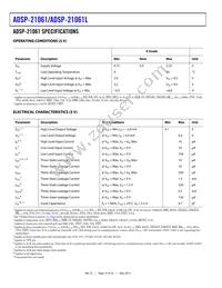 ADSP-21061LKB-160 Datasheet Page 14