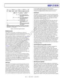 ADSP-21161NCCA-100 Datasheet Page 7