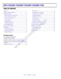 ADSP-21366KBCZ-1AR Datasheet Page 2