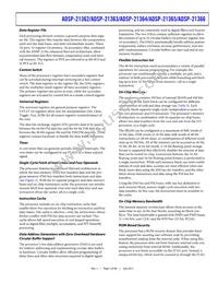 ADSP-21366KBCZ-1AR Datasheet Page 5