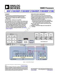 ADSP-21366YSWZ-2AA Datasheet Cover