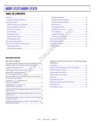 ADSP-21375BSWZ-2B Datasheet Page 2