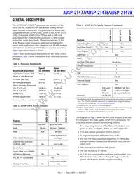 ADSP-21479SBC2-EP Datasheet Page 3