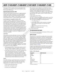 ADSP-21487KSWZ-4BB Datasheet Page 10