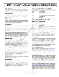 ADSP-21487KSWZ-4BB Datasheet Page 11