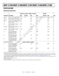 ADSP-21487KSWZ-4BB Datasheet Page 18