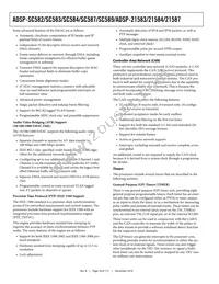 ADSP-21584CBCZ-4A Datasheet Page 18