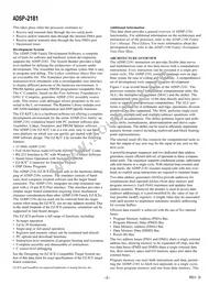 ADSP-2181KSTZ-160 Datasheet Page 2