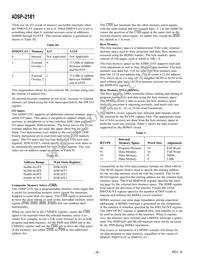 ADSP-2181KSTZ-160 Datasheet Page 8