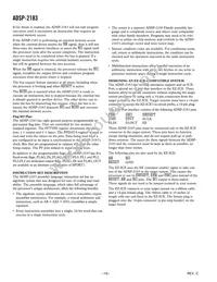 ADSP-2183KCAZ-210 Datasheet Page 10