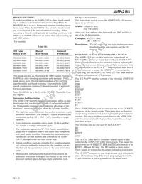 ADSP-2185BSTZ-133 Datasheet Page 11
