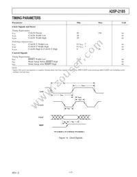 ADSP-2185BSTZ-133 Datasheet Page 17