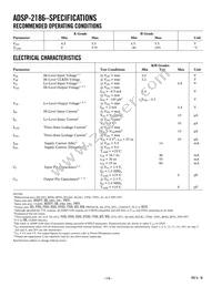 ADSP-2186BSTZ-160 Datasheet Page 14