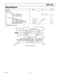 ADSP-2186BSTZ-160 Datasheet Page 19