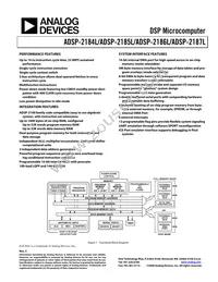 ADSP-2187LBSTZ-210 Datasheet Cover