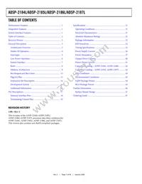 ADSP-2187LBSTZ-210 Datasheet Page 2