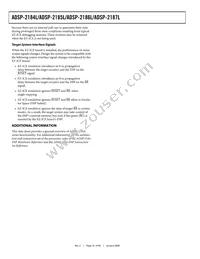 ADSP-2187LBSTZ-210 Datasheet Page 16