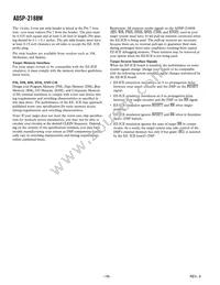 ADSP-2188MKSTZ-300 Datasheet Page 18