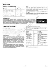 ADSP-2188MKSTZ-300 Datasheet Page 20