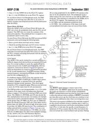 ADSP-2196MKSTZ-160 Datasheet Page 14