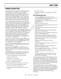 ADSP-21990BSTZ Datasheet Page 3