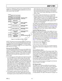ADSP-21991BSTZ Datasheet Page 5