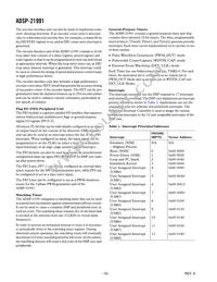 ADSP-21991BSTZ Datasheet Page 10