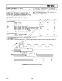 ADSP-21991BSTZ Datasheet Page 23