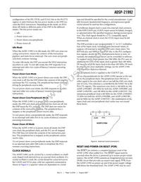 ADSP-21992YBC Datasheet Page 13