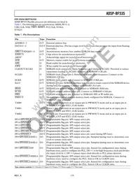 ADSP-BF535PKBZ-350 Datasheet Page 17