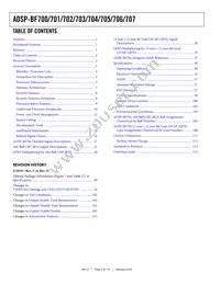 ADSP-BF705BBCZ-4 Datasheet Page 2