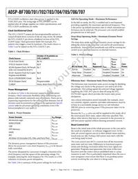 ADSP-BF705BBCZ-4 Datasheet Page 14