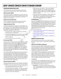 ADSP-CM409CBCZ-AF Datasheet Page 8