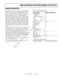 ADSP-SC573CBCZ-4 Datasheet Page 3