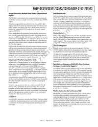 ADSP-SC573CBCZ-4 Datasheet Page 9