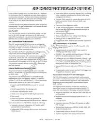 ADSP-SC573CBCZ-4 Datasheet Page 17