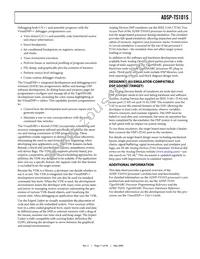 ADSP-TS101SAB1-100 Datasheet Page 11